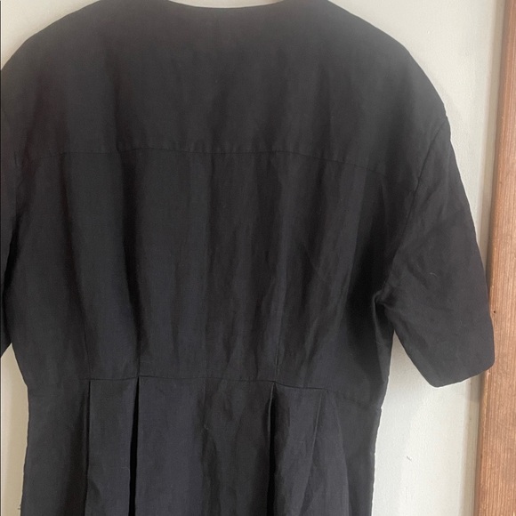 Jenni Kayne Day Dress Midi Linen Black - Picture 11 of 16